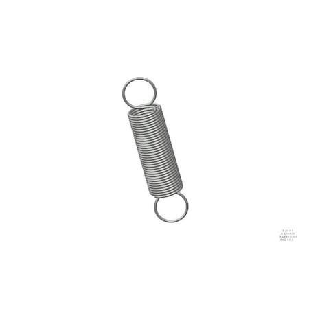Approved Vendor Extension Spring, O=1.000, L= 4.50, W= .075 G209966890